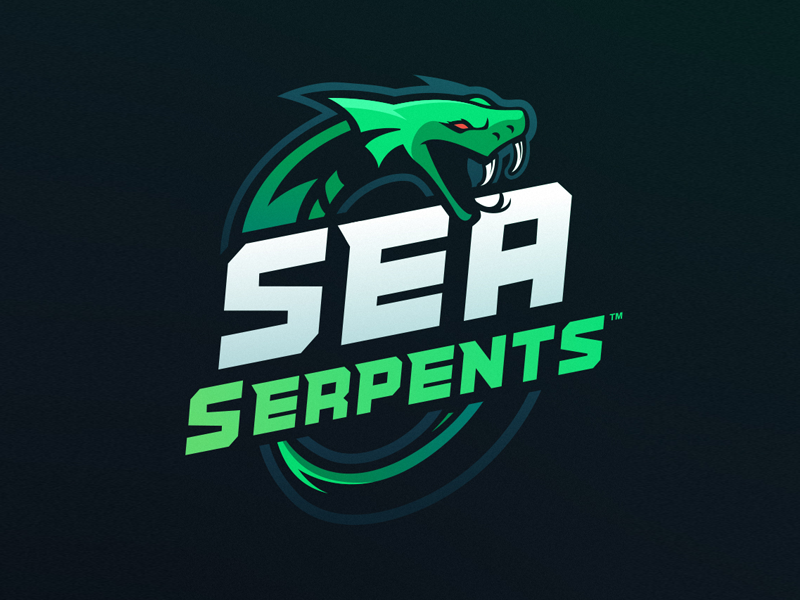 Sea Serpents - eSports Logo Design by Travis Howell 🍻 for Creative ...
 Sea Serpent Logo