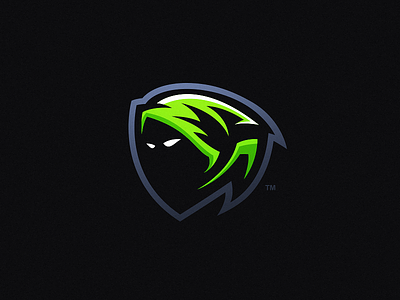 Reaper dark esports gaming ghoul green grim hood logo mascot reaper sports video game