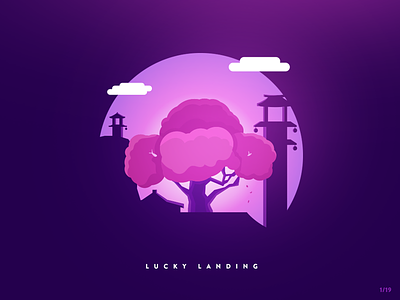 Lucky Landing // 1 of 19 battle royale fortnite lucky landing pink purple tree wallpaper