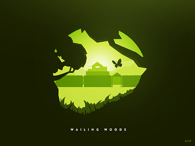 Wailing Woods // 4 of 19 Points of Interest battle royale fortnite series wailing woods