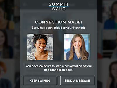 Connection Made! apple blur ios iphone iphone 6 matches networking overlay profile profile picture success swipe right