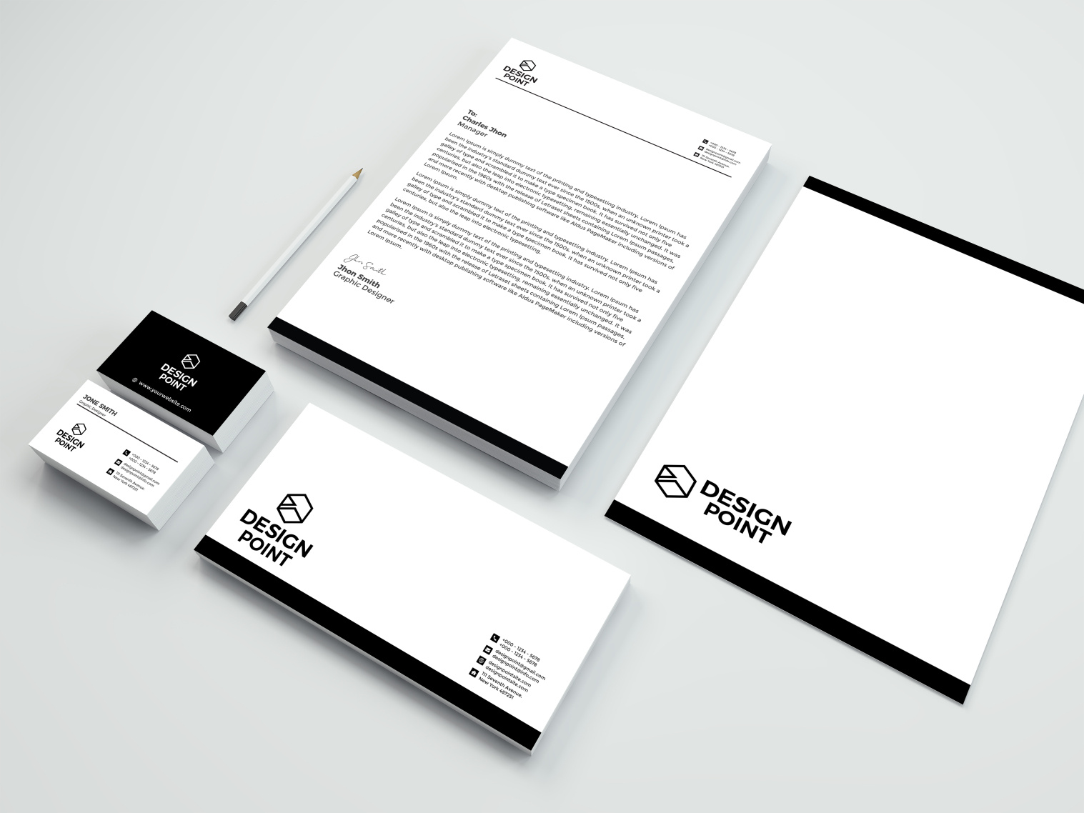 Stationery Design - Brand Identity Design by Rabiul Studio on Dribbble