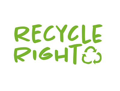 Recycling Campaign Logo branding campaign campaign design conceptual design earth green hand drawn illustration logo logo mark planet recycle recycled right