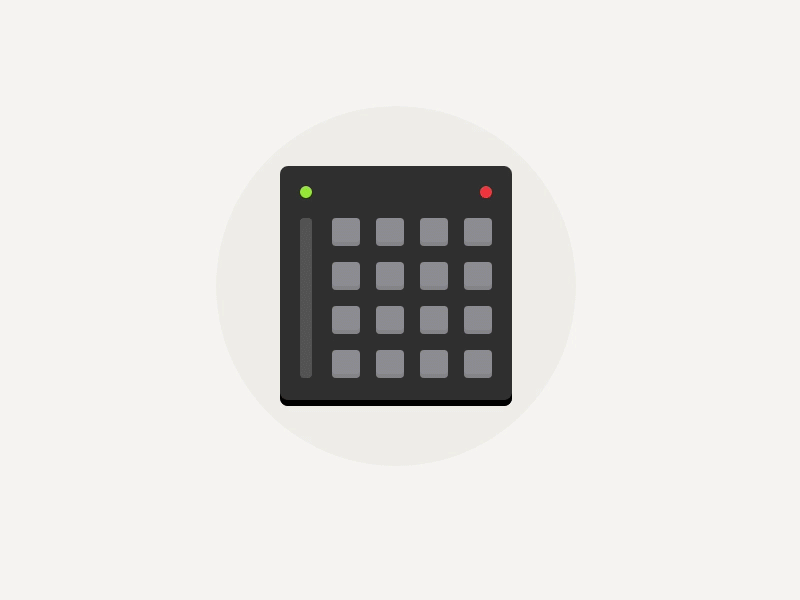 MIDI Devices - Illustrated & animated in CSS animation css midi