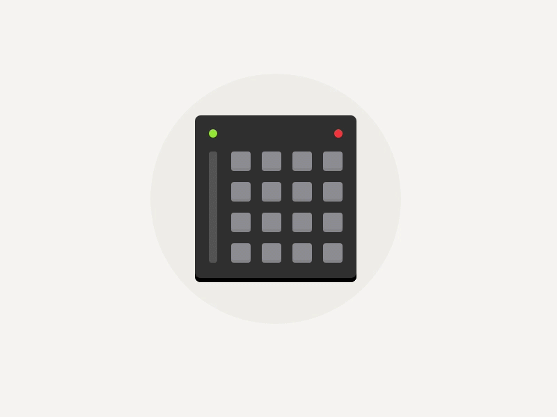 MIDI Devices - Illustrated & animated in CSS