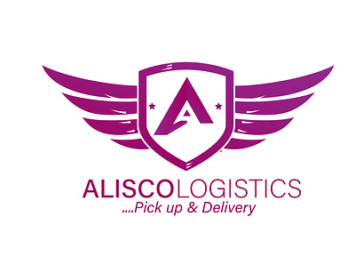 Alisco logistics branding design illustration logo