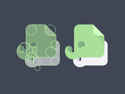 Evernote icon redesign concept android concept design icon ios line note redesign