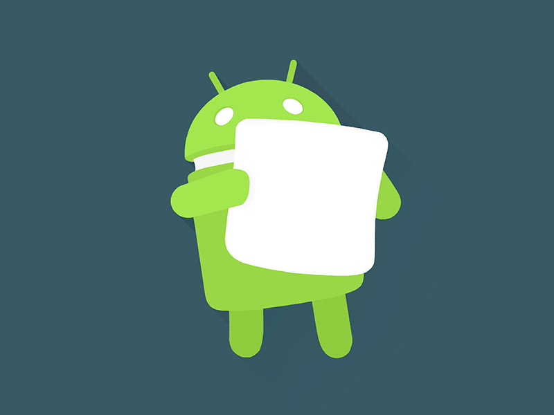 Android Marshmallow 6.0 android design flat marshmallow materialdesign