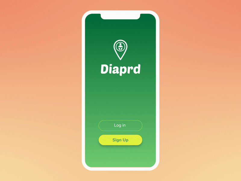 Concept App Sign Up animation app concept dailyui dailyui 001 design ui user interface user interface animation