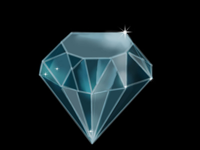 Diamond art design illustration