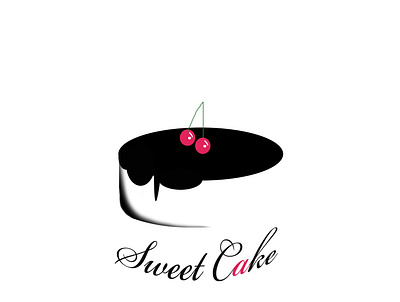 cake design illustration logo