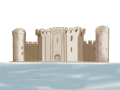 my castle app design illustration logo