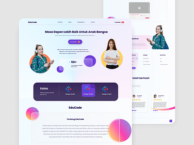 Glassmorph Landing Page