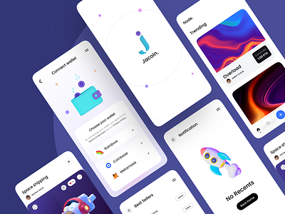 Wallet Mobile App Design app mobile ui uiux ux wallet