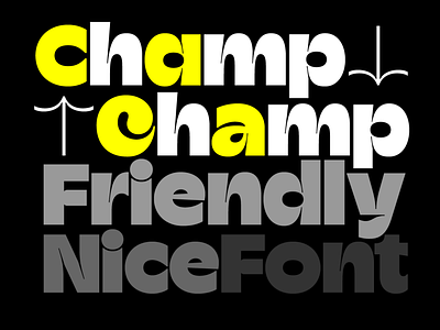 Champ Typeface