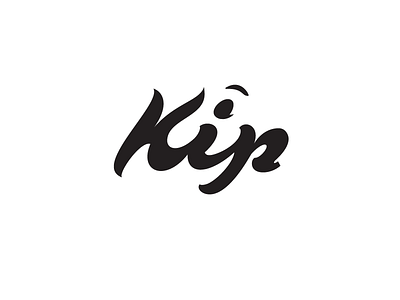 Kip branding lettering logo typography