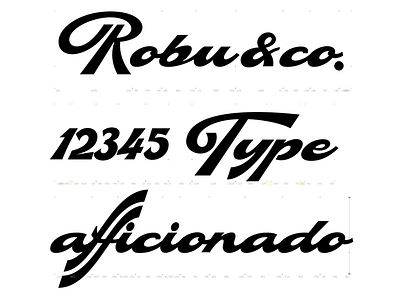 Typeface Wip