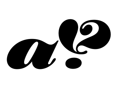 Interrobang ampersand type type design type lettering typography