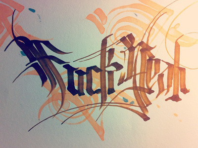 Ef Yeah andreirobu.com calligraphy designersgotoheaven typeverything