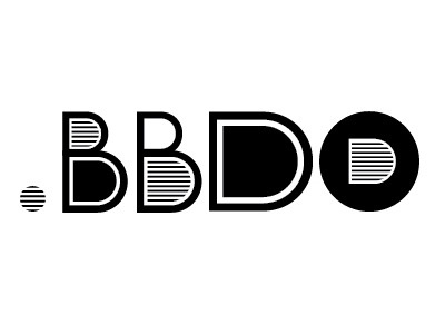 BBDO branding identity lettering logo type typography