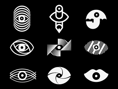 Eye-conic classic eye iconic iconic icon illustration logo