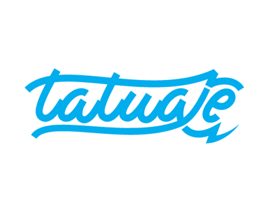 Tatuaje branding identity lettering logo type typography