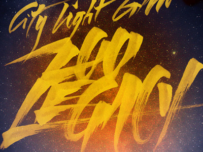 Zoo Legacy album lettering logo music type typography