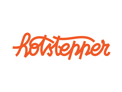 hotstepper branding identity lettering logo type typography