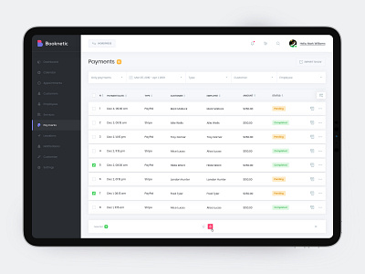 Booknetic - Payment method appointment azerbaijan baku booking booking system customers dashboard interface payment payment form payment method payments schedule ui userexperience userinterface ux uxdesign wordpress wordpress plugin