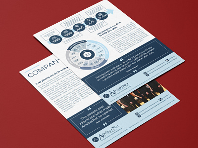 Advisor Group Flyer branding flyer design flyers graphic design