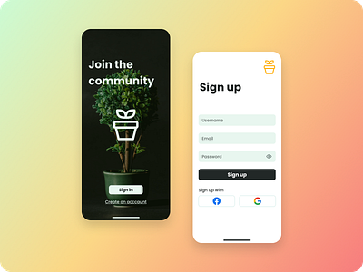 Daily UI - #001 - Sign up page