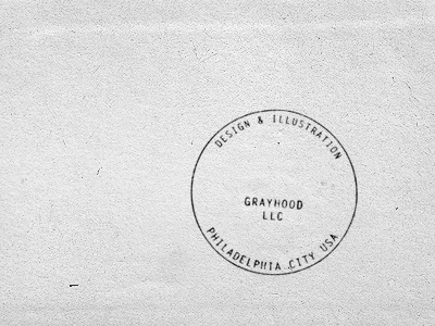 Grayhood Circle circle stamp