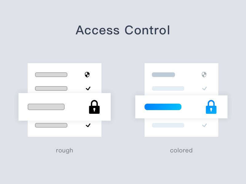 Access Control access control authority data illustration lock rough vector