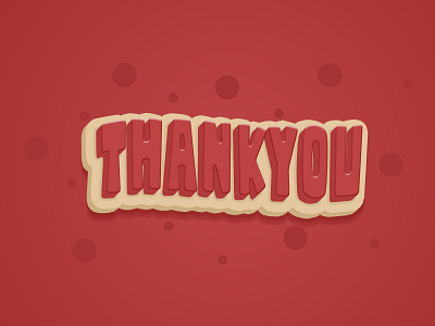 3D Text effect " thank you " 3d 3d text design 3d text effect 3d text inp 3d type 3d typography text text effect