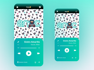 Music Artboard UX | Part 2 branding design figmadesign icon music app simple spotify ui ux web