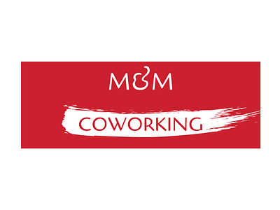 M & M COWORKING branding design illustration logo