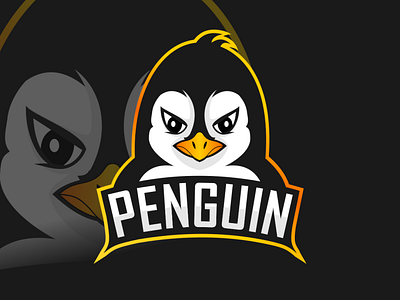 Penguin Logo animal logo design esportlogo inkscape logo logodesign