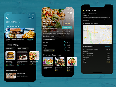 Feeling Hungry? Food order app concept app food app food ordering ui uidesign
