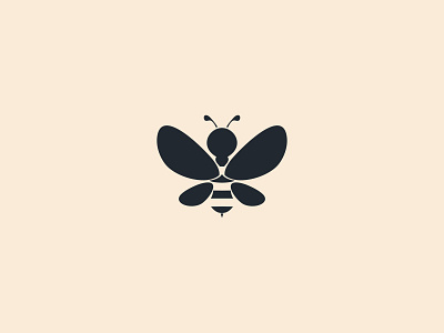 leb ah art bee design flat graphic design icon illustration illustrator logo minimal vector