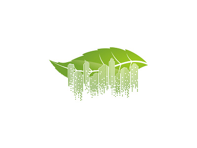 dong ngregeli apartment art design eco graphic design green illustration illustrator leaf logo realestate realty vector