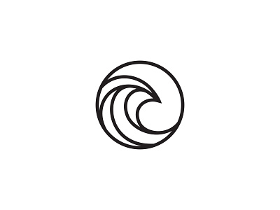 24 01 art design graphic design illustrator line logo ocean sea vector wave