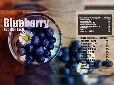 Blueberry bl blue chart circle color colour correction design details editing fact illustration nutritional photoshop purple