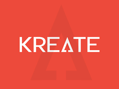 Kreate Logo branding design digital agency kreate logo logotype website