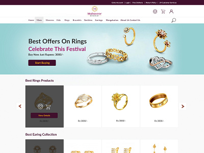 Jwellery Shopee design web