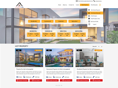 Property website design