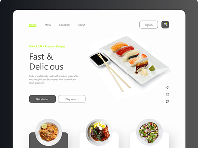 Learn to cook WEB DSIGN