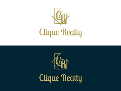 Clique Realty Logo Design