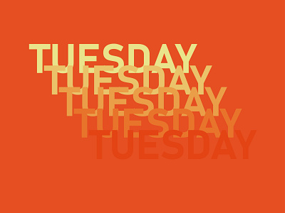 Its Tuesday my dudes. blend blend mode color design illustraion mix red tuesday vector weekday yellow