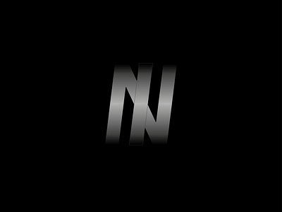 N and I monogram background background design black design duality gradient design illustraion illustration logo new stroke vector white