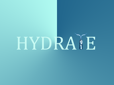 Stay Hydrated. black branding design duality graphic design illustraion illustration logo ui vector